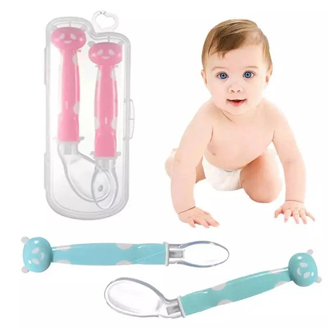 Set de Cubiertos de Silicona con Tapa Protectora