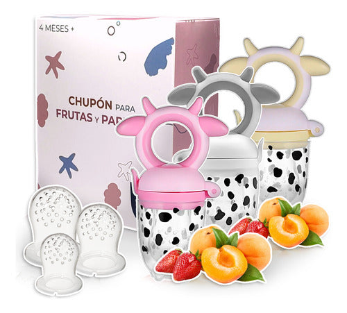 Chupón Alimentador Santolee - Diseño Vaquita