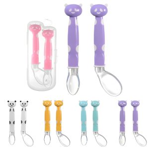 Set de Cubiertos de Silicona con Tapa Protectora